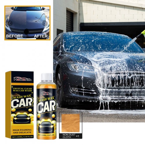 Homonth Crystal Clear Wax Car Wash High Foaming & Delicate 100ml